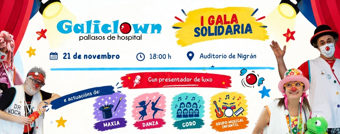 I GALA SOLIDARIA Galiclown pallasos de hospital