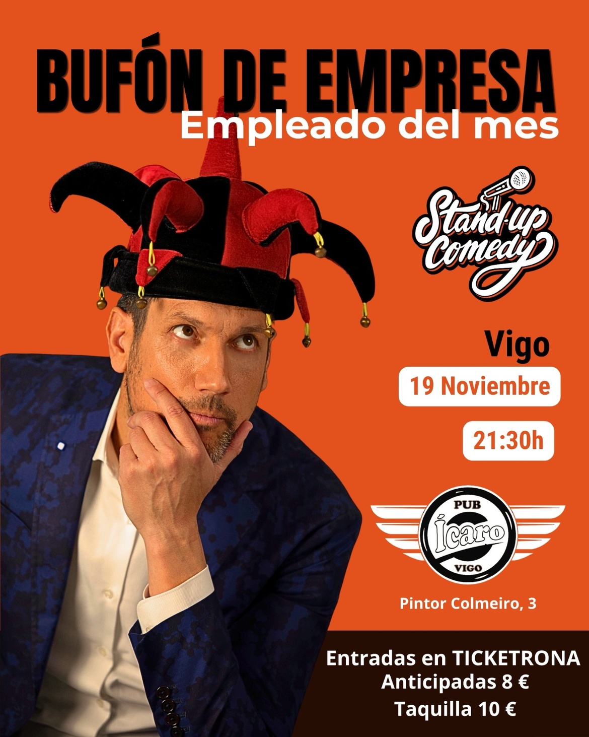 BUFÓN DE EMPRESA Empleado del mes en el PUB ÍCARO
