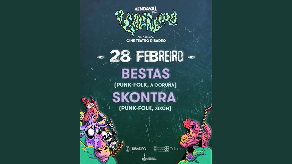 Galiñeiro con Bestas e Skontra